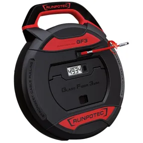 KABELEINZIEHGERAT GF3 BANDLANGE 50 M BIEGERADIUS 38MM MIT METERZAHLER